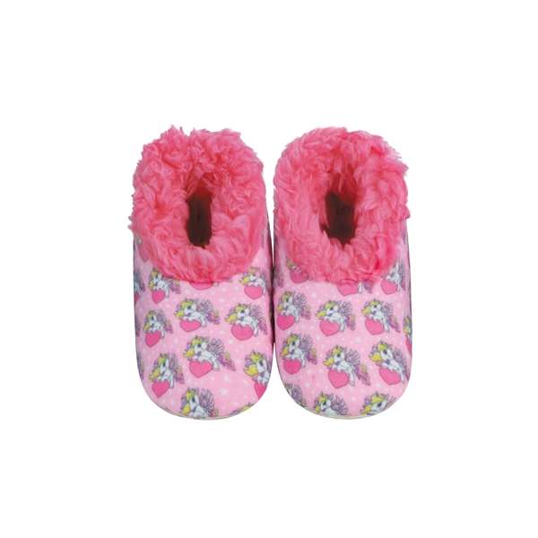 snoozies Toddlers Fleece Slippers Unicorn