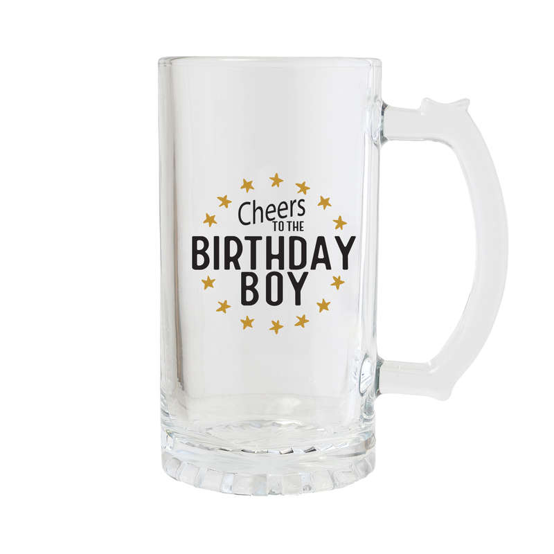 Splosh Birthday Boy Beer Glass