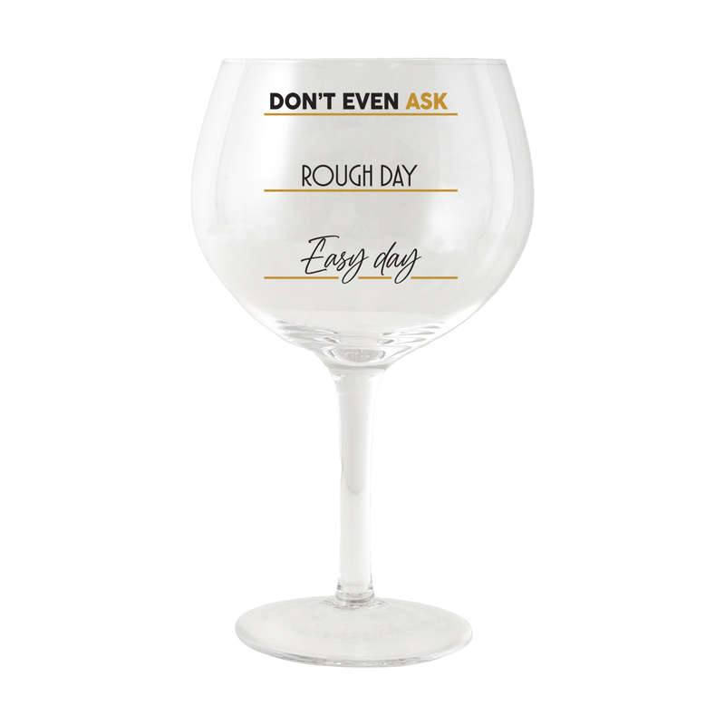 Splosh Rough Day Balloon Glass