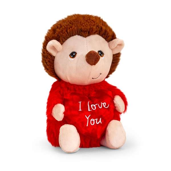 Keeleco Valentines Hedgehog with Heart 20cm