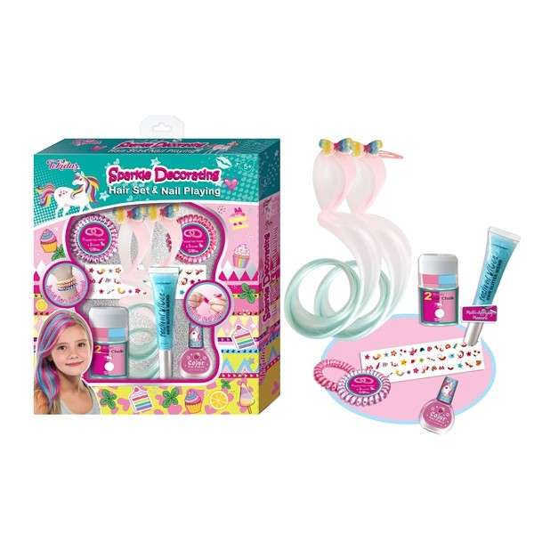 Tokidas Sparkle Decorating Hair and Nail Set