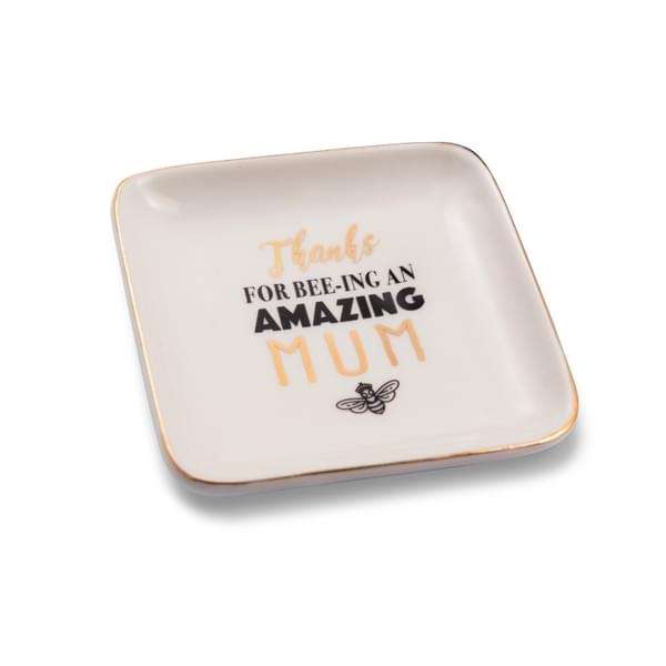 H&H Sentiments Trinket Dish - Thanks for Bee-ing an Amazing Mum