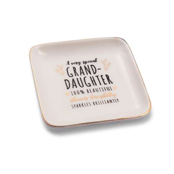 H&H Sentiments Trinket Dish - A Very Special Granddaughter