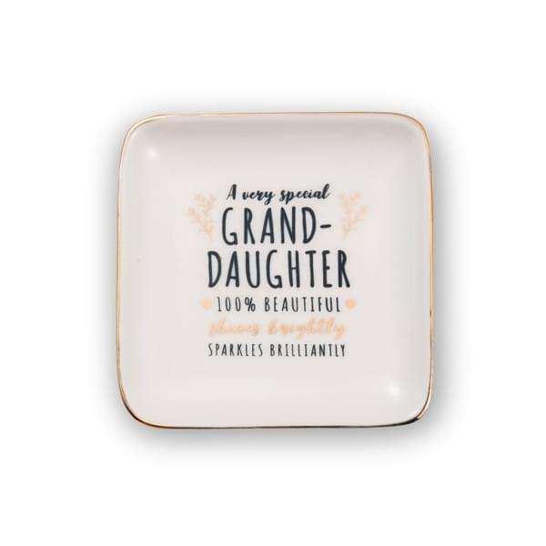 H&H Sentiments Trinket Dish - A Very Special Granddaughter