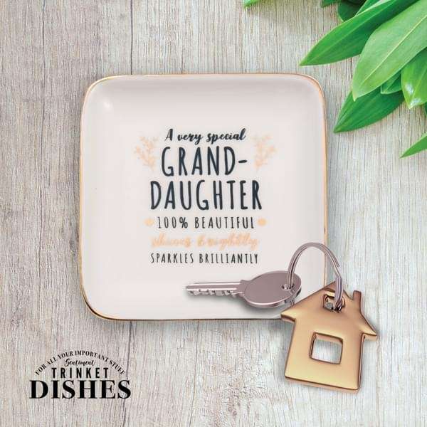 H&H Sentiments Trinket Dish - A Very Special Granddaughter