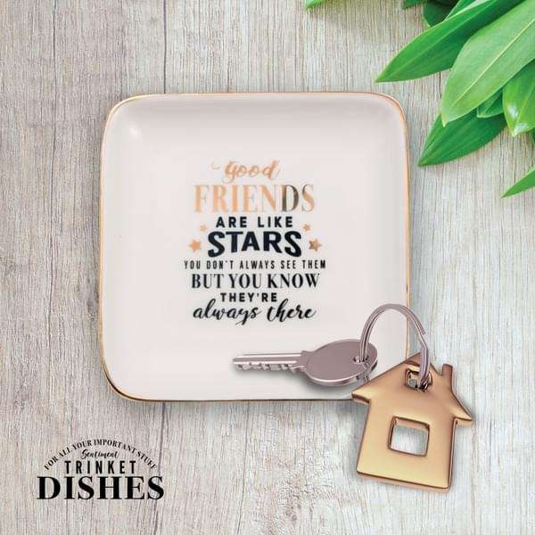 H&H Sentiments Trinket Dish - Good Friends
