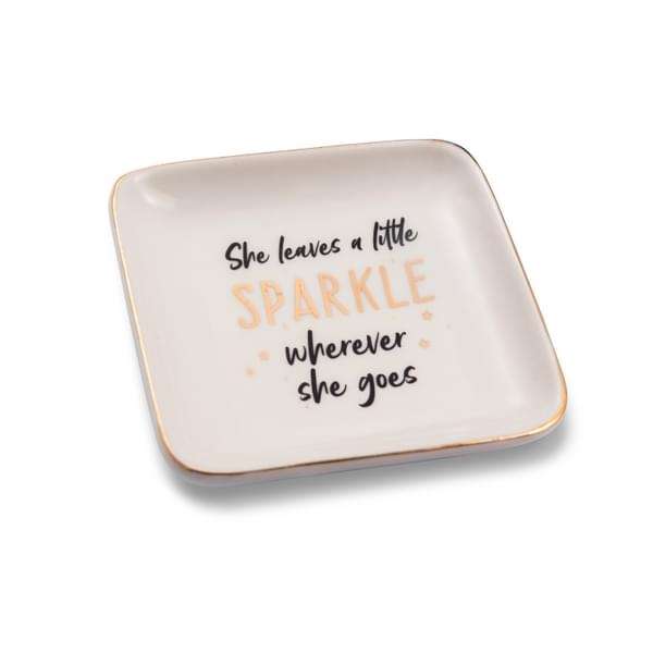 H&H Sentiments Trinket Dish - She Leaves a Little Sparkle