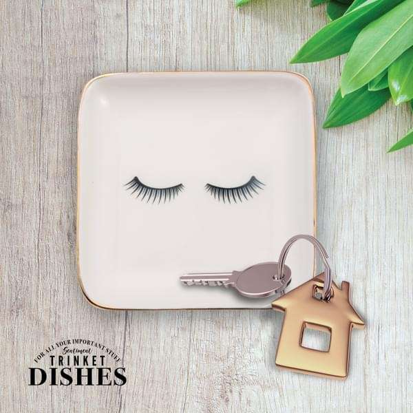 H&H Sentiments Trinket Dish - 2 x Eyelashes