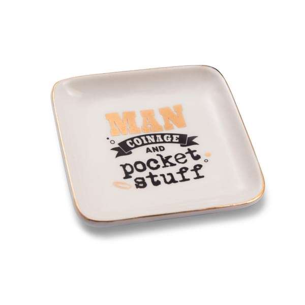 H&H Sentiments Trinket Dish - Man Coinage