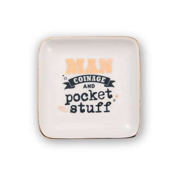 H&H Sentiments Trinket Dish - Man Coinage