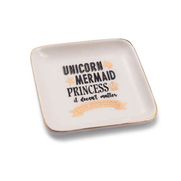 H&H Sentiments Trinket Dish - Unicorn, Mermaid, Princess