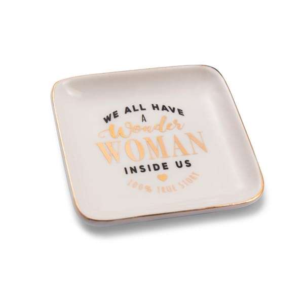 H&H Sentiments Trinket Dish - We All Have a Wonder Woman Inside Us