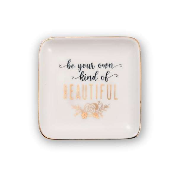 H&H Sentiments Trinket Dish - Be Your Own Kind of Beautiful
