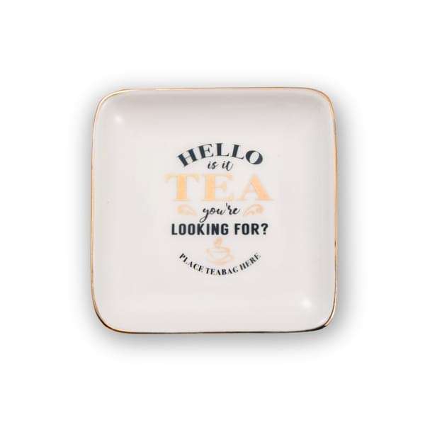 H&H Sentiments Trinket Dish - Hello, Is It Tea You're Looking For?