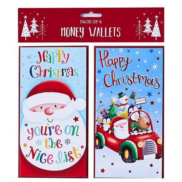 Money Wallet 4pk Kids