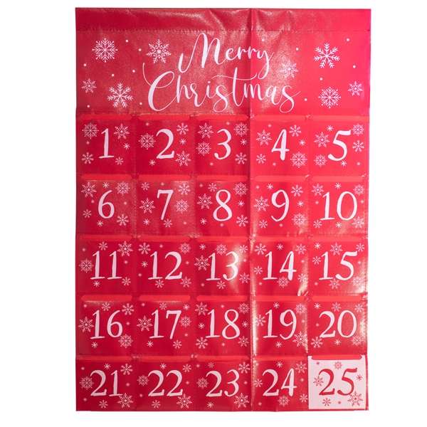 Hanging Advent Calendar Snowflakes