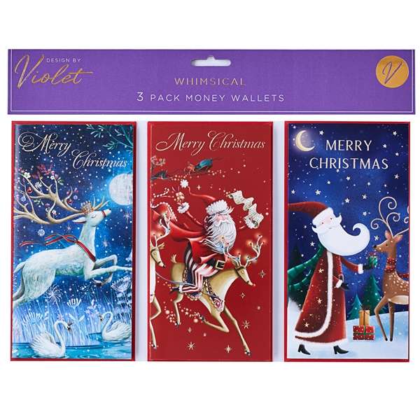 Money Wallets 3pk Whimsical