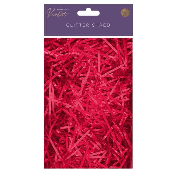 Glitter Shred Red
