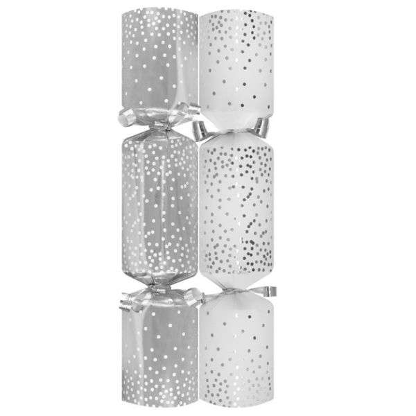 Christmas Crackers Mini 6 Silver Scatter
