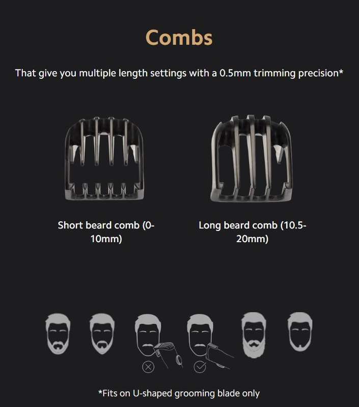 Xiaomi Grooming Kit Pro - Multiple Grooming Heads - IPX7 - Cordless Trimmer