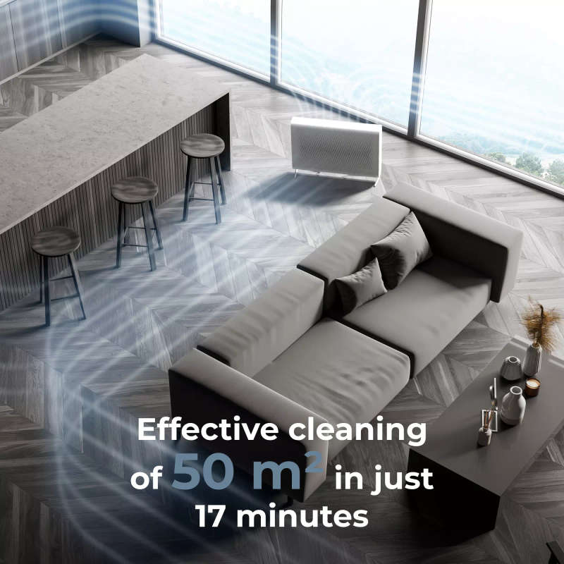 AENO Air Purifier AP2S - Wi-Fi, HEPA H13, Wall Mountable, UV Lamp