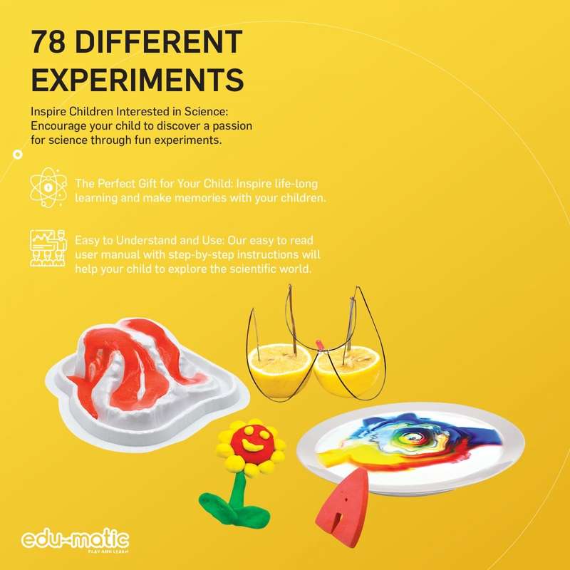 EDU - Science kit for the kitchen with 12 experiments