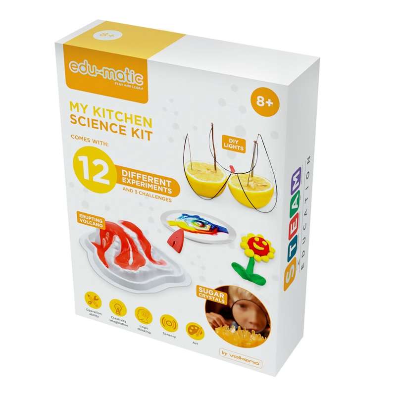 EDU - Science kit for the kitchen with 12 experiments