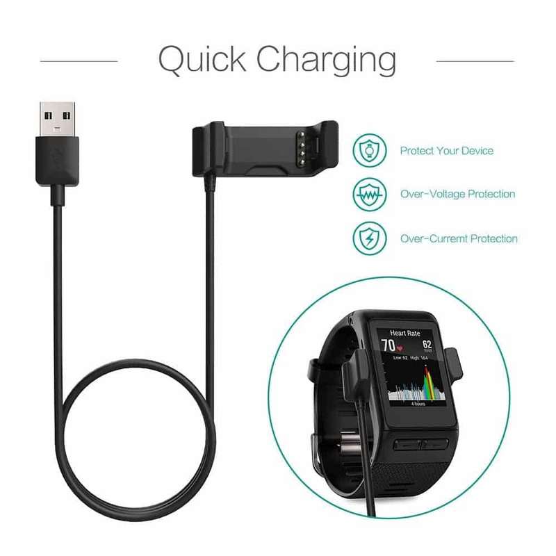Garmin Vivoactive HR replacement USB fast cradle clip charger