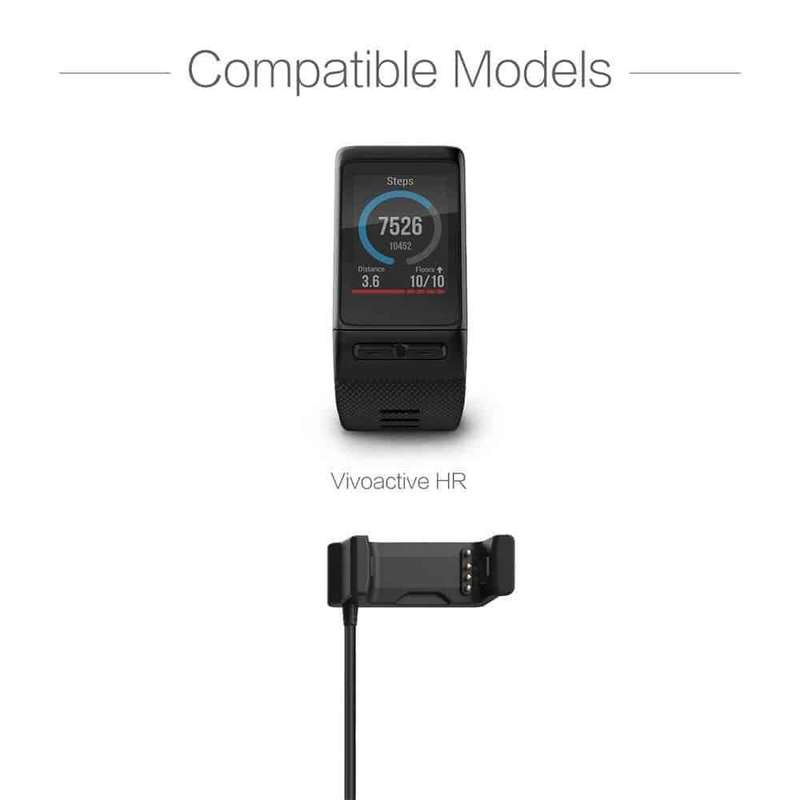 Garmin Vivoactive HR replacement USB fast cradle clip charger