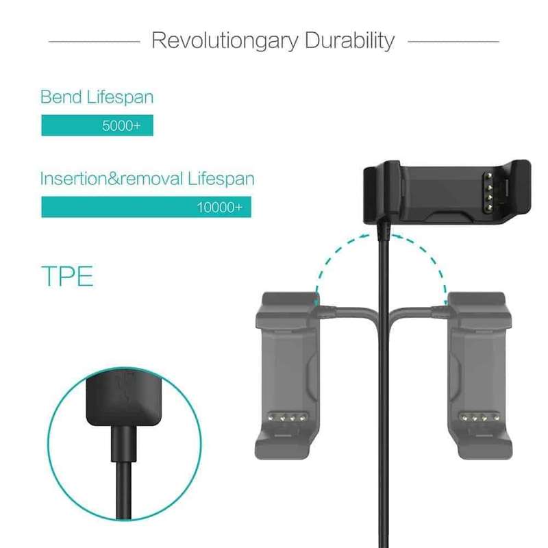 Garmin Vivoactive HR replacement USB fast cradle clip charger
