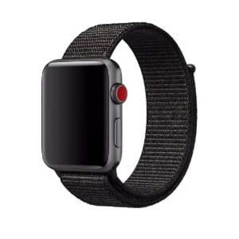 Velcro Nylon Strap for 42/44/45/49mm Apple Watch- Lime Green