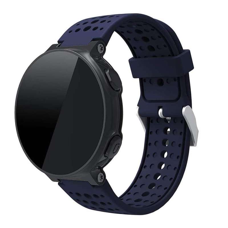 23mm Silicone Strap for Garmin Forerunner 220/230/235/620/630 - Navy