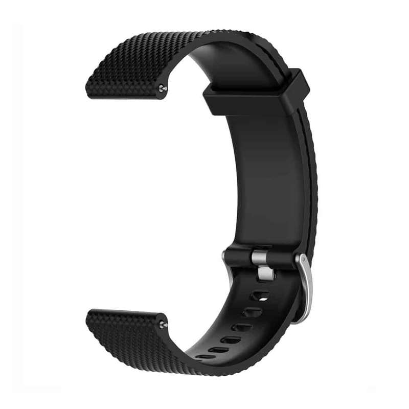 Silicone Quick Release Strap for Garmin Vivoactive 3/Forerunner 245/645/Venu/Suunto Fitness/Pola...