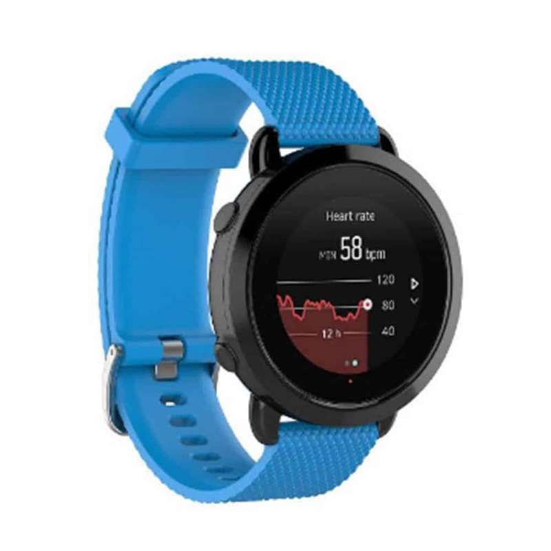 Silicone Quick Release Strap for Garmin Vivoactive 3/Forerunner 245/645/Venu/Suunto Fitness/Pola...