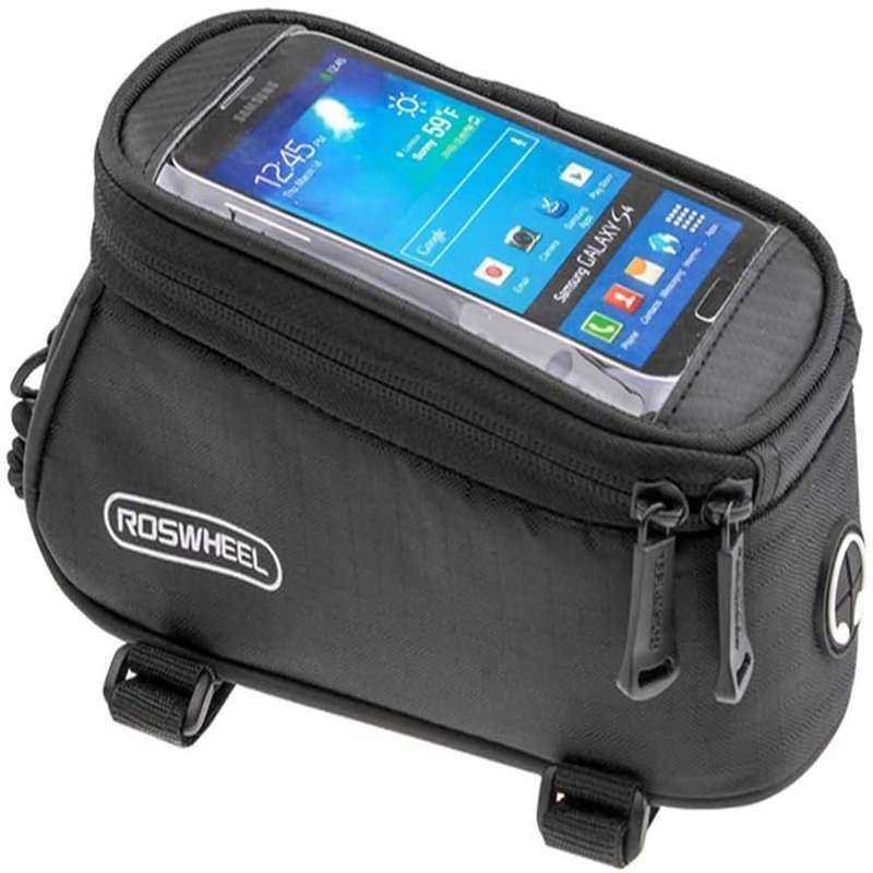Bicycle Tube Bag with Clear TPU Cover for GPS/ Phone/ Keys