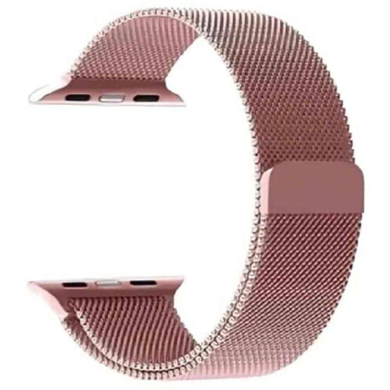 Stainless Steel Milanese Loop Strap for 38/40/41mm Apple Watch - Rose Gold