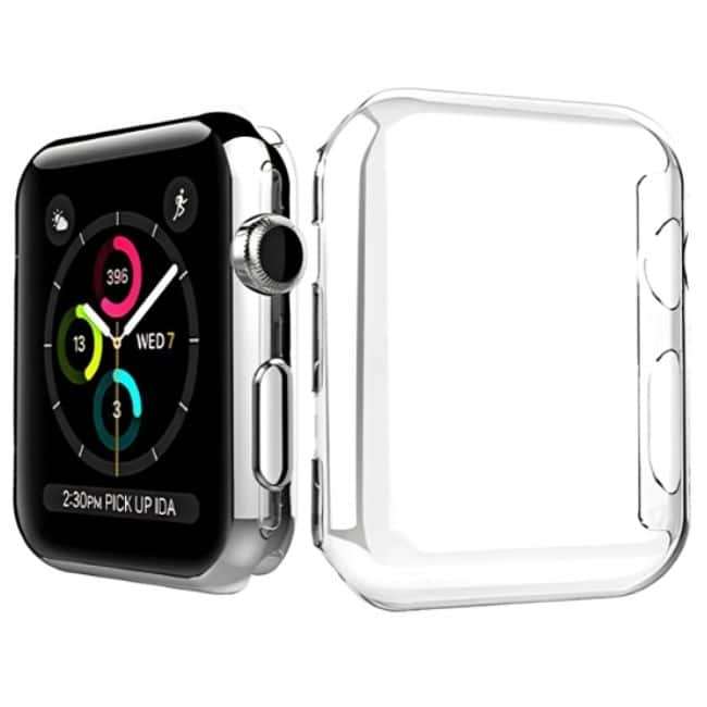 TPU Protective Screen Case for 38mm Apple Watch - Clear