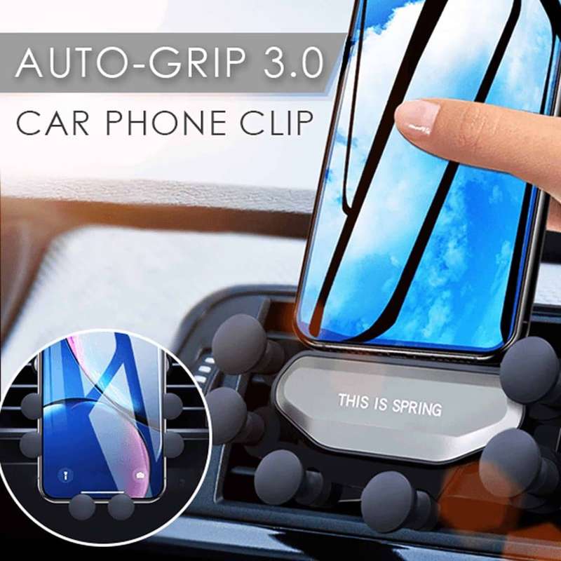 Car Driving Air Vent Gravity Handsfree Phone Mount Clip