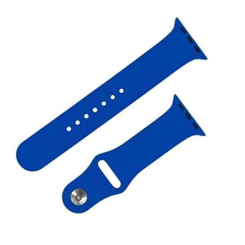 Silicone Strap for 42/44/45/49mm Apple Watch -Royal Blue