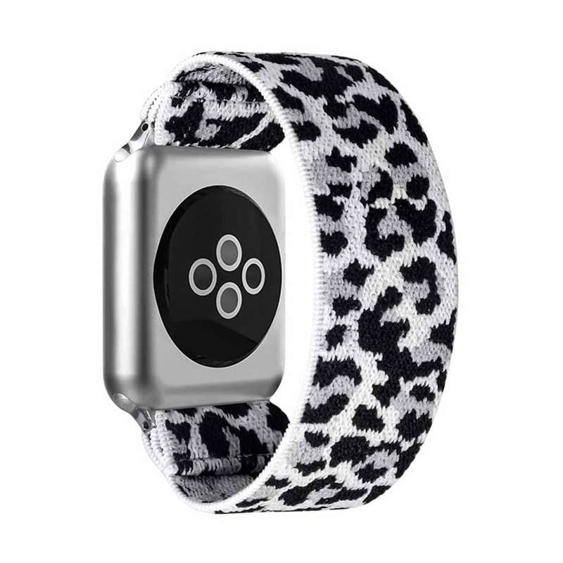 Nylon Strap for 38/40/41mm Apple Watch- Snow Leopard