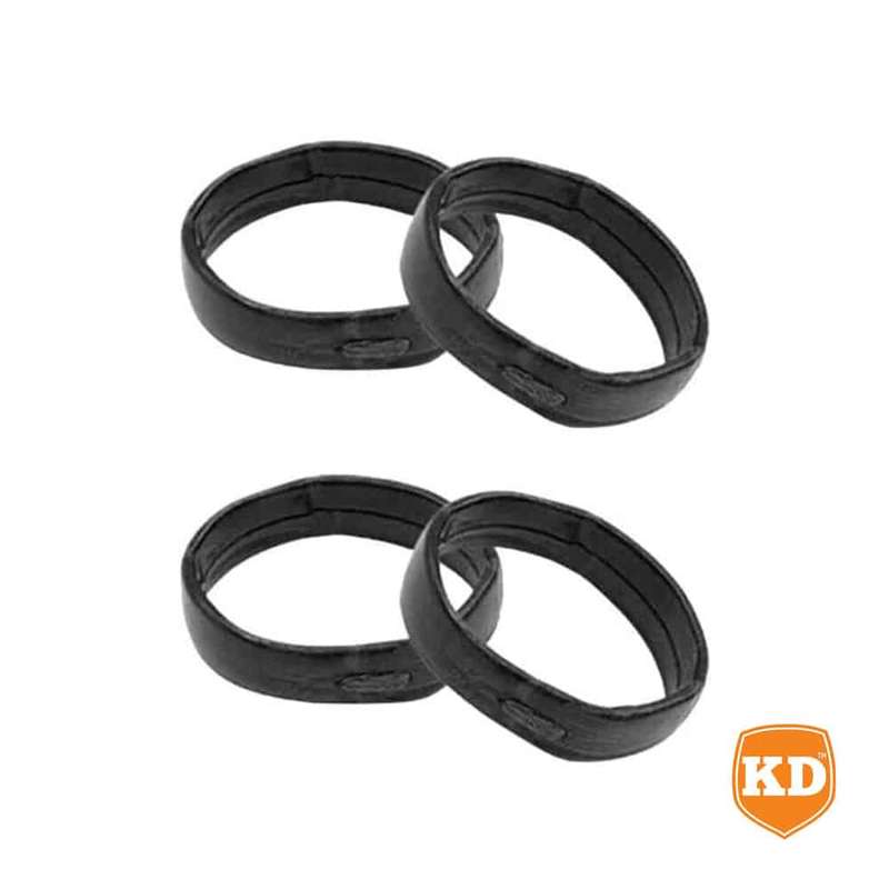 22MM Leather band saver,4pcs/set - Light Brown