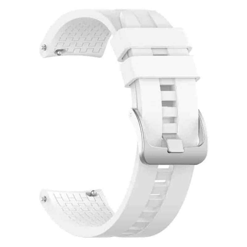 Silicone Band for Huawei Watch 2 classic (22mm width) White