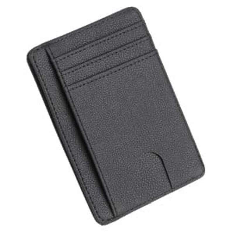 Killer Deals Minimalist Vegan Leather CardCash Holder RFID Protection