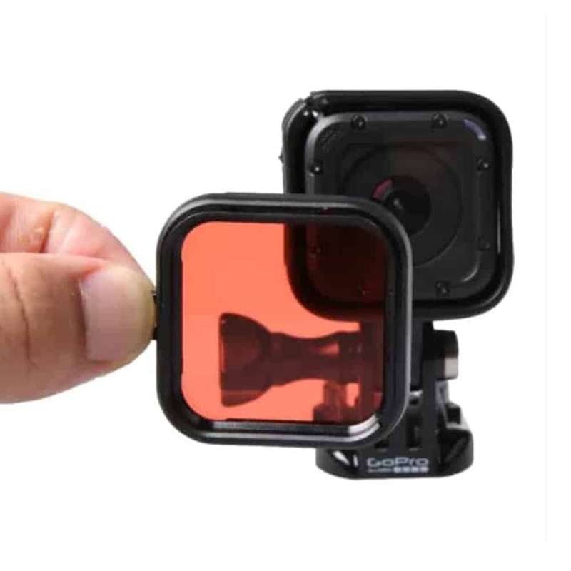 Action Mounts Dive Underwater Red Lens Filter for GoPro Hero 4 Session