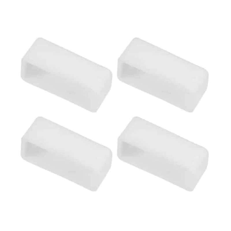 Killer Deals 24mm Silicone Watch Strap Band Savers x 4 Pack - White
