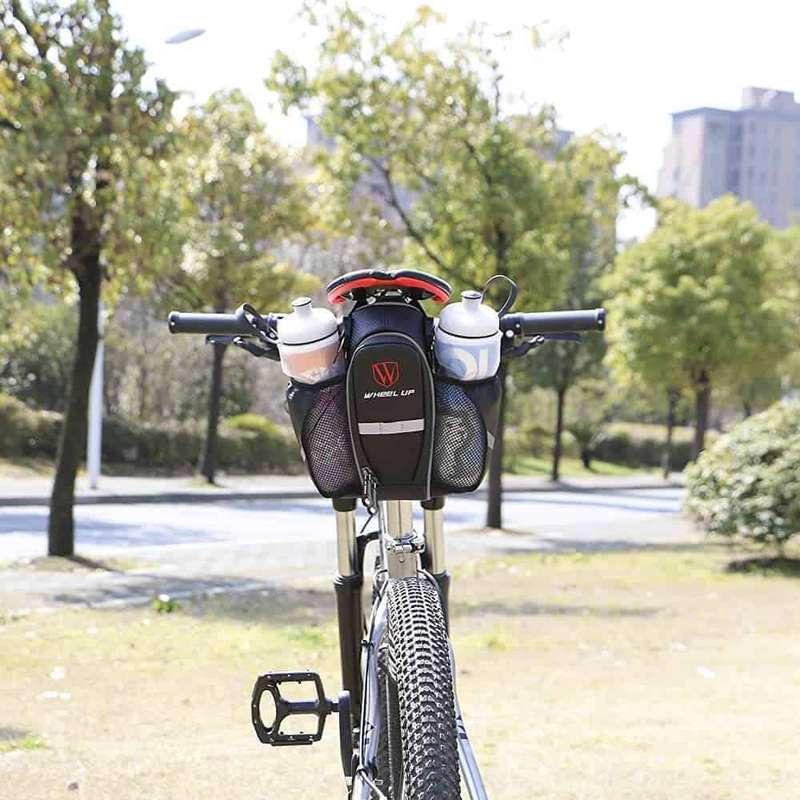 Killer Deals Waterproof Saddle Bag Water Bottle Holder for Mountain Road Bike
