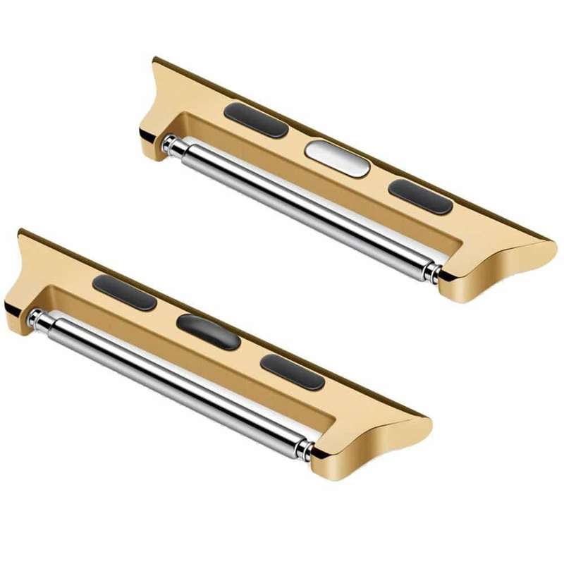 Replacement Lugs for 42mm 44mm Apple Watch- Silver
