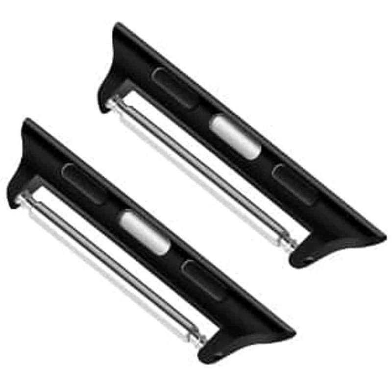 Replacement Lugs for 42mm 44mm Apple Watch- Silver