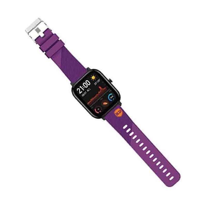 20mm Silicone Strap for Garmin Vivomove 3- Pink + Purple Combo