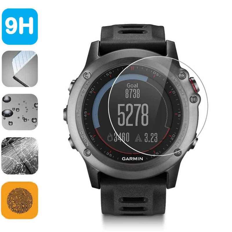 36mm Tempered Glass Screen Protector for Garmin Fenix 3 HR x3 Combo
